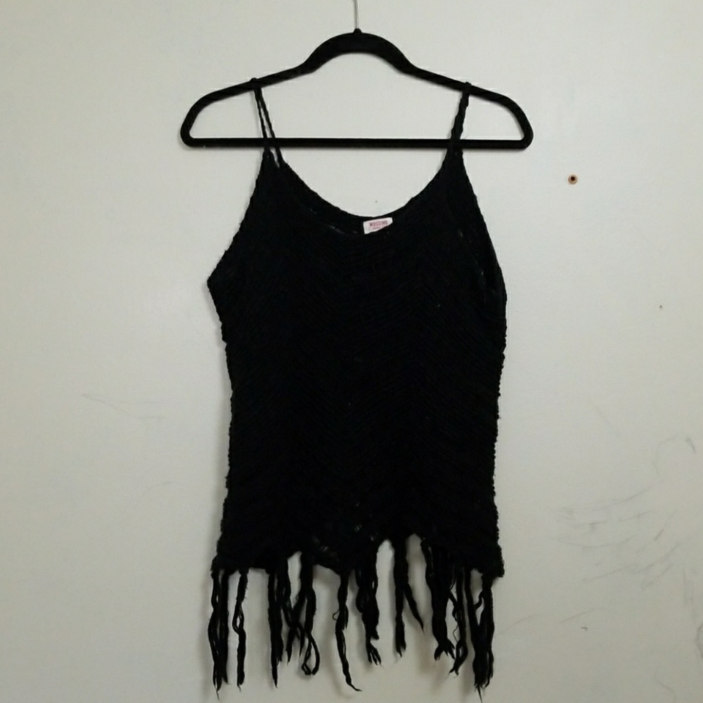 Woven Tassle Tank